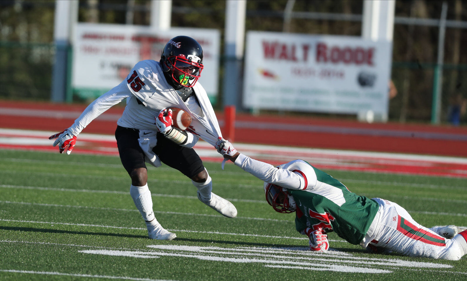Section VI Class A football championship between Jamestown and South Park